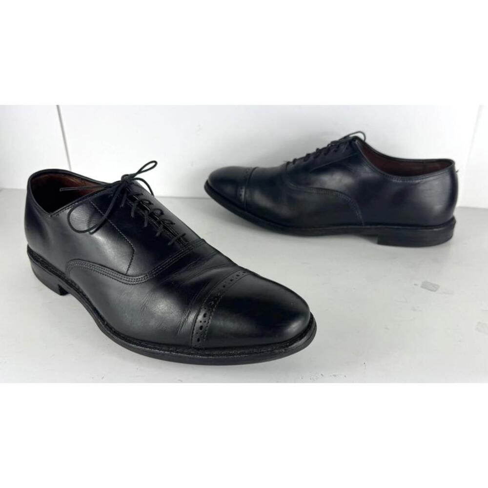 Allen Edmonds "FIFTH AVENUE" Men's Cap-Toe Oxfords 11.5 B Black DAINITE